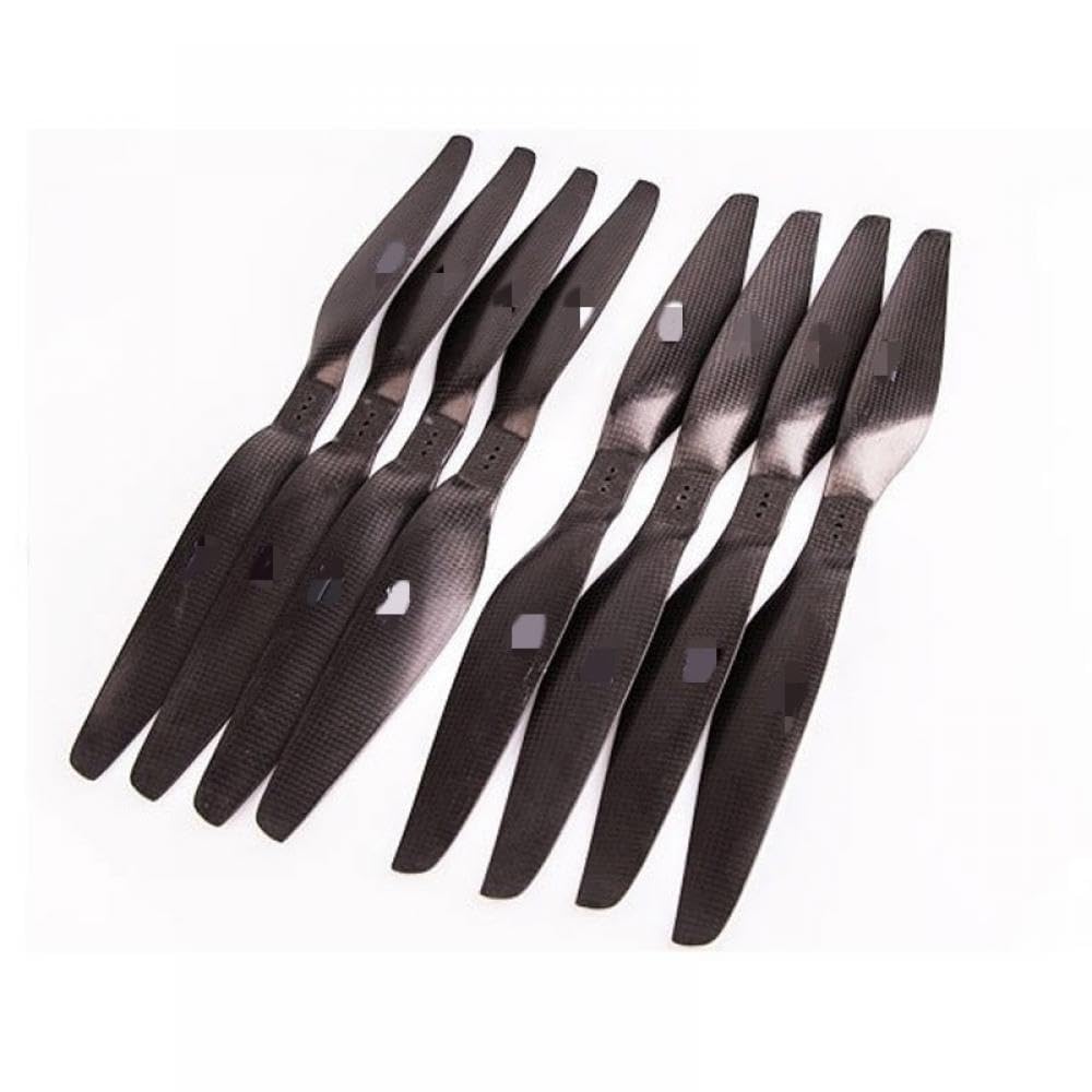 Kohlefaser-Propeller, kompatibel mit RC Quadcopter 8055 9055 1055 1155 1255 1355 1455 1555 1655 1755 CW CCW Multirotor-Flugzeug, 4 Paar(14X5.5) von KRZkwA