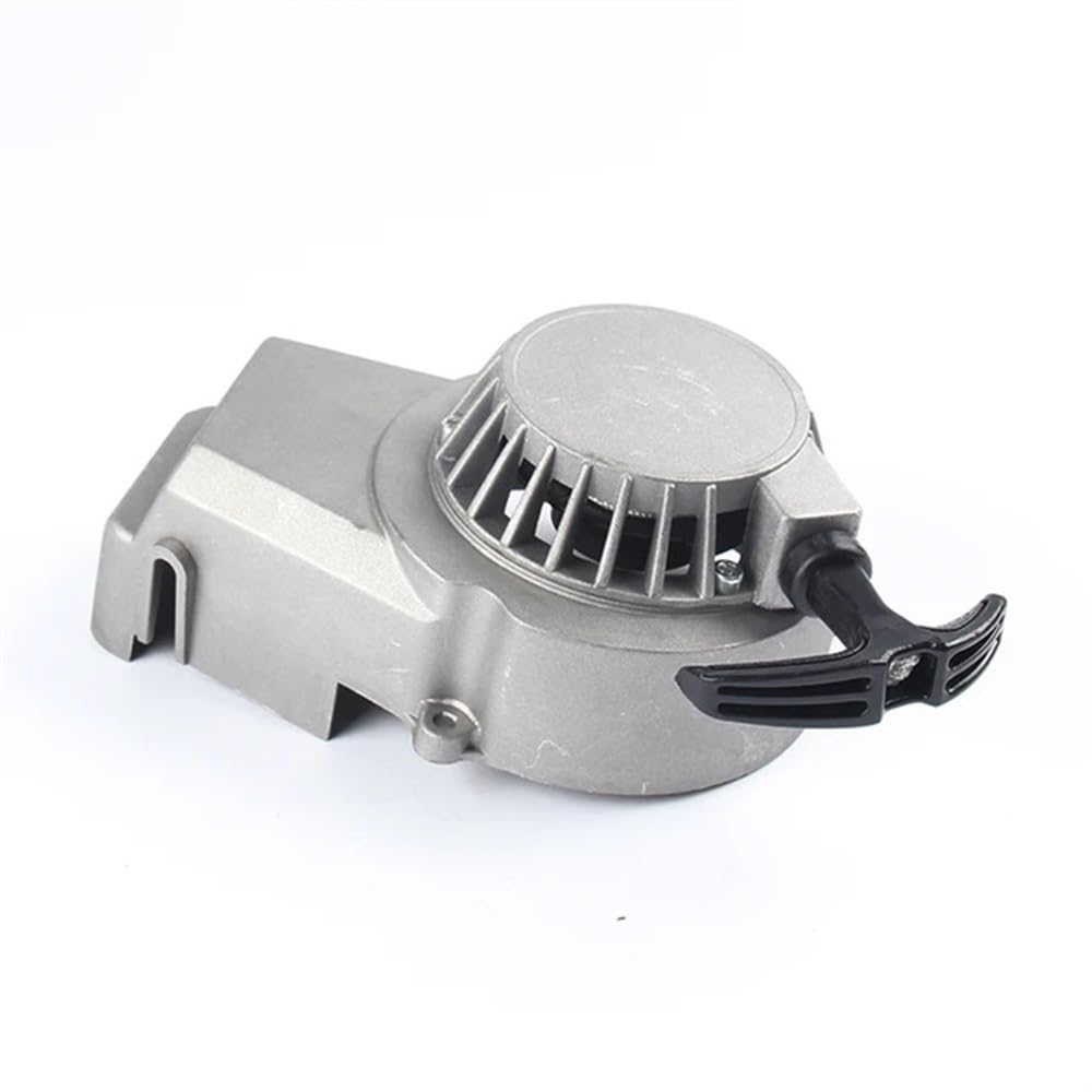 Kompatibler Aluminium-Easy-Pull-Starter Kompatibel mit 2-Takt 47cc 49cc Motor Moto Dirt Bike Pocket Bike Scooter ATV Quad Motorrad(Silver) von KRZkwA