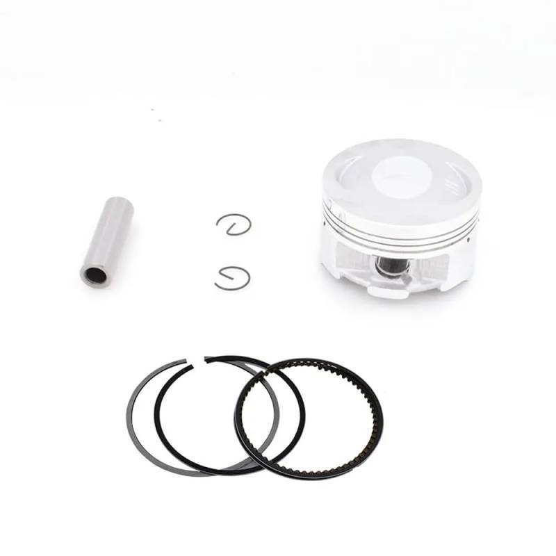 Motorrad 62 mm Kolben 13 mm Pin Ring Set Kit Montage kompatibel mit CG150 CGH150 ZJ150 Irbis GS150 150cc von KRZkwA