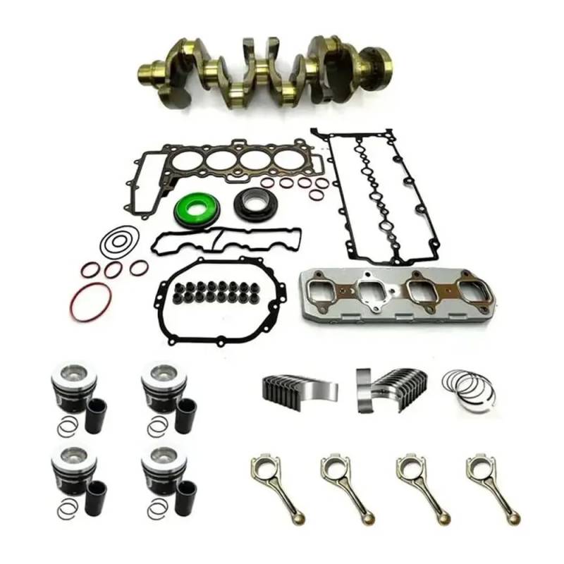 Motorteile Dichtungsküste Kurbelwellenlager-Set kompatibel mit 2,0 l-Dieselmodellen Kompatibel mit Entdeckung und E-Pace AJ200 204dtd von KRZkwA