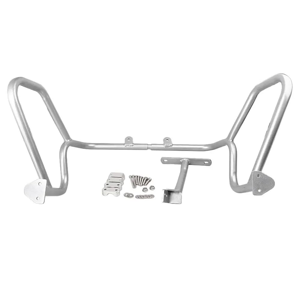 Obere Motorrad-Sturzbügel, Motor-Stoßstangenschutz und Tankschutzrahmen, kompatibel mit R1200GS R1200 GS-Modellen von 2013 bis 2018(Upper Bumper Silver) von KRZkwA