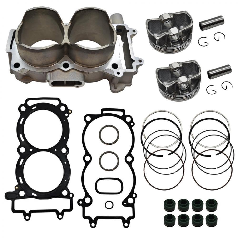 Standardbohrung 93 mm Zylinderkolbendichtung Kit kompatibel mit RZR 900 XP Models 2011 bis 2014 OE 3022278 Complete End Rebuild von KRZkwA