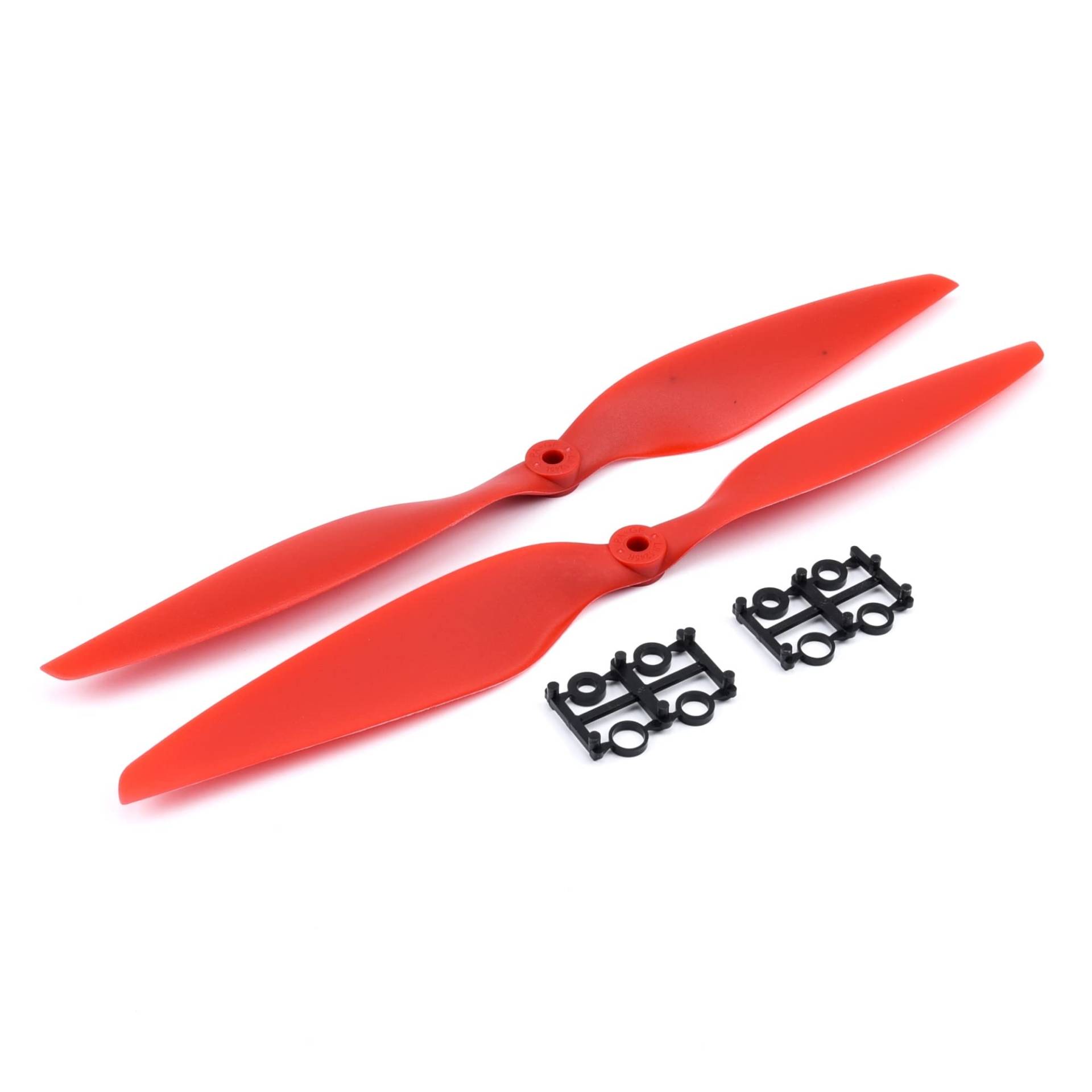 ZD550 ZD850 kompatibel 1245 Propeller 12 Zoll Kohlefaser Nylon 2/4 Paare 12x4,5 CW CCW Balanced Props(2PAIRS RED) von KRZkwA