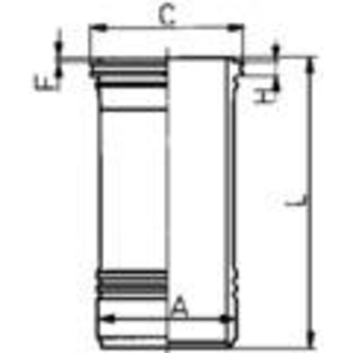 KS Kolbenschmidt 88 429 110 Zylinder-Büchse von KS Kolbenschmidt