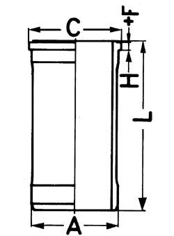 KS Kolbenschmidt 88 891 150 Zylinder-Büchse von KS Kolbenschmidt