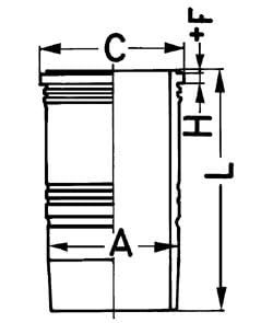 KS Kolbenschmidt 89 186 110 Zylinder-Büchse von KS Kolbenschmidt