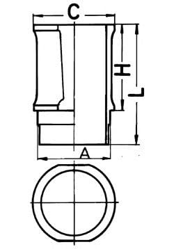 KS Kolbenschmidt 89 301 110 Zylinder-Büchse von KS Kolbenschmidt