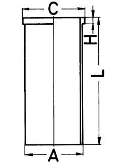 KS Kolbenschmidt 89 434 190 Zylinder-Büchse von KS Kolbenschmidt