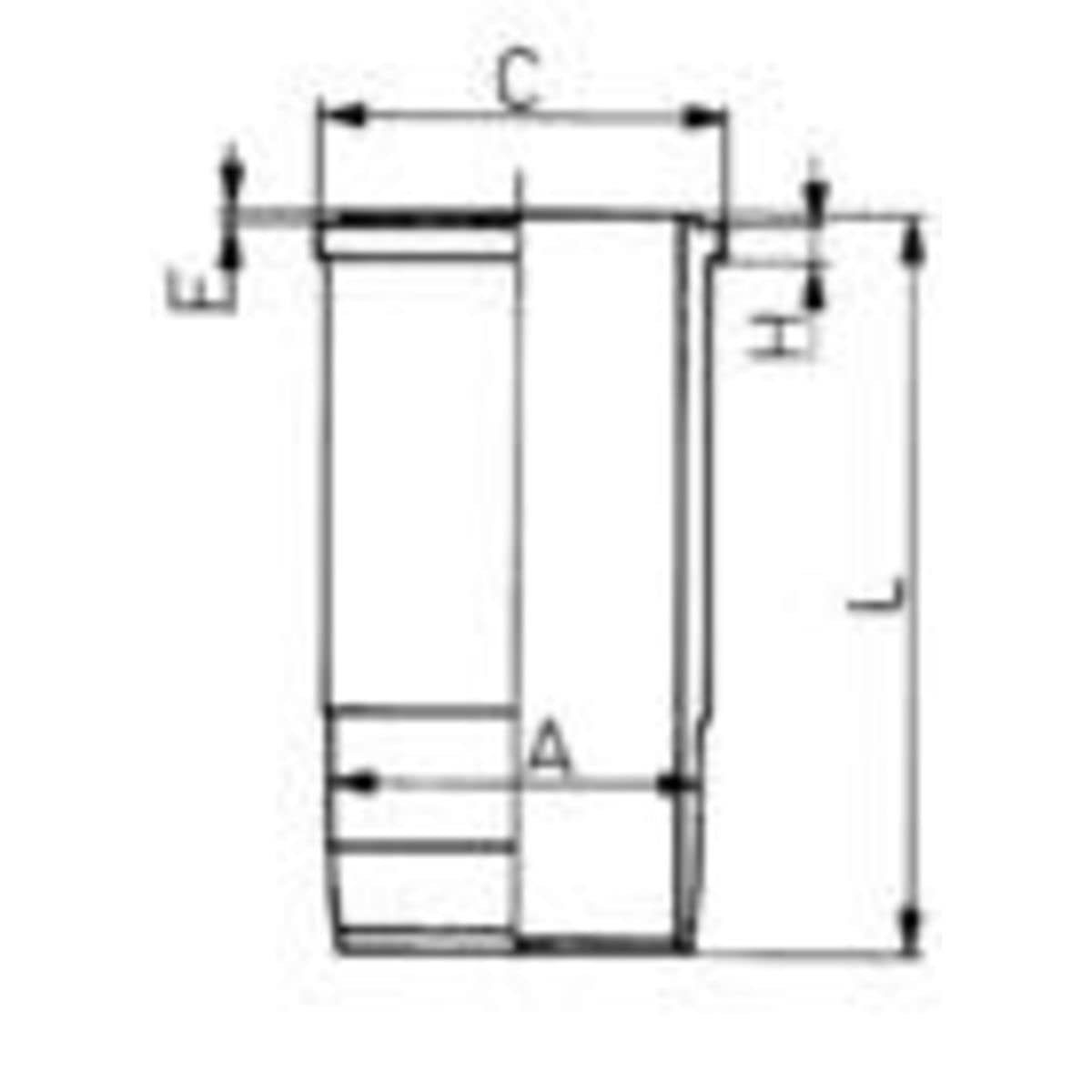 KS Kolbenschmidt 89 443 110 Zylinder-Büchse von KS Kolbenschmidt