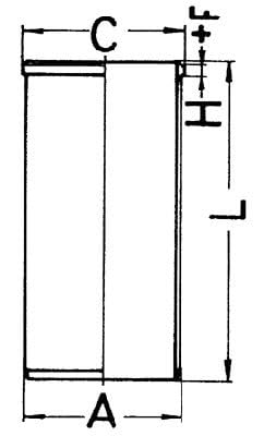 KS Kolbenschmidt 89 734 190 Zylinder-Büchse von KS Kolbenschmidt