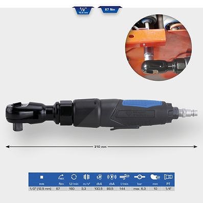 Ks Tools 1/2 Druckluft-Ratsche, 67 Nm [Hersteller-Nr. BT160600] von KS TOOLS