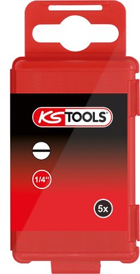 Ks Tools 1/4 Bit Schlitz, 75mm, 1,5mm, 5er Pack [Hersteller-Nr. 911.8403] von KS TOOLS