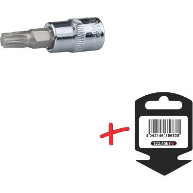 Ks Tools 1/4 CHROMEplus Bit-Stecknuss Torx, T10 [Hersteller-Nr. 918.1479-E] von KS TOOLS