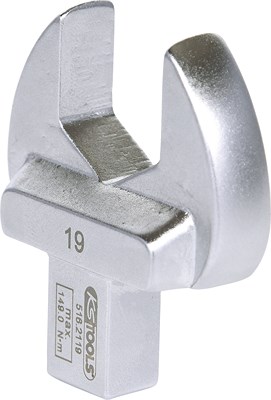 Ks Tools 9x12mm Einsteck-Maulschlüssel, 19mm [Hersteller-Nr. 516.2119] von KS TOOLS