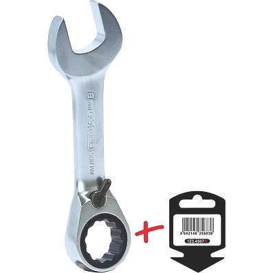 Ks Tools GEARplus Ratschenringmaulschlüssel, kurz, 18mm [Hersteller-Nr. 503.4641-E] von KS TOOLS