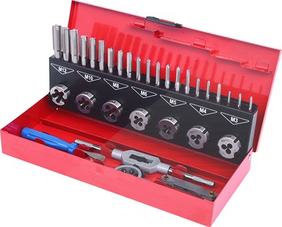 Ks Tools HSS Co Gewindeschneidwerkzeug-Satz, 32-tlg [Hersteller-Nr. 331.0732] von KS TOOLS