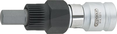 Ks Tools 1/2 Lichtmaschinen-Kombischlüssel Innensechskant, 10,0 mm, 70 mm [Hersteller-Nr. 150.3157] von KS TOOLS