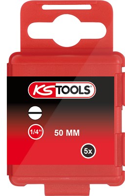 Ks Tools 1/4 Bit Schlitz, 50mm, 5mm, 5er Pack [Hersteller-Nr. 911.2756] von KS TOOLS