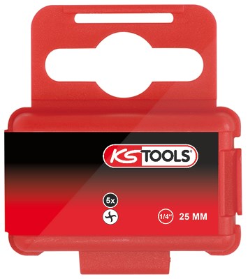 Ks Tools 1/4 Bit Torq-Set®, 25mm, #5, 5er Pack [Hersteller-Nr. 911.3640] von KS TOOLS