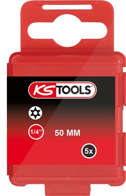 Ks Tools 1/4 Bit Torx, Bohrung, 50mm, TB27, 5er Pack [Hersteller-Nr. 911.2792] von KS TOOLS