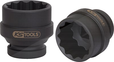 Ks Tools 1 12-kant-Kraft-Stecknuss, kurz, 50mm [Hersteller-Nr. 450.0404] von KS TOOLS