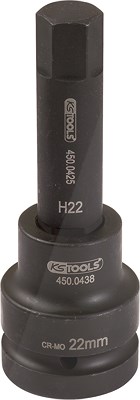 Ks Tools 1 Kraft-Bit-Stecknuss Innensechskant, lang, 30 mm [Hersteller-Nr. 450.0496] von KS TOOLS