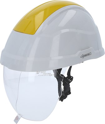 Ks Tools Arbeits-Schutzhelm mit Gesichtsschutz, gelb [Hersteller-Nr. 117.0136] von KS TOOLS