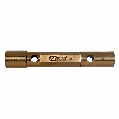 Ks Tools BRONZEplus 6-kant-Steckschlüssel 17x19 mm doppelseitig [Hersteller-Nr. 963.8398] von KS TOOLS