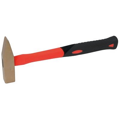 Ks Tools BRONZEplus Schlosserhammer 300 g, mit Fiberglasstiel [Hersteller-Nr. 963.2019] von KS TOOLS