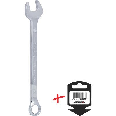 Ks Tools CHROMEplus Ringmaulschlüssel, abgewinkelt, 18mm [Hersteller-Nr. 518.0618-E] von KS TOOLS