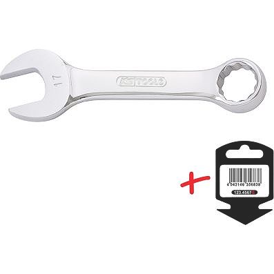 Ks Tools CHROMEplus Ringmaulschlüssel, kurz, 18mm [Hersteller-Nr. 518.0018-E] von KS TOOLS