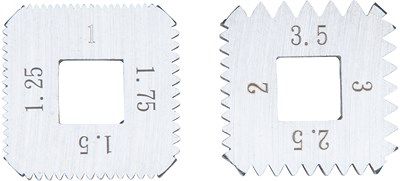 Ks Tools Ersatzbackensatz metrisch, für 150.1430 [Hersteller-Nr. 150.1431] von KS TOOLS