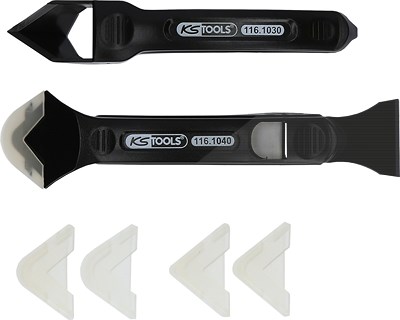 Ks Tools FUGENFIX Silikonschaber- und Abziehersatz, 7-tlg [Hersteller-Nr. 116.1050] von KS TOOLS