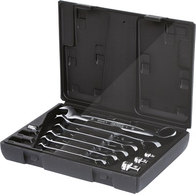 Ks Tools GEARplus Ratschenringmaulschlüssel-Satz, umschaltbar,10-tlg [Hersteller-Nr. 503.4647] von KS TOOLS