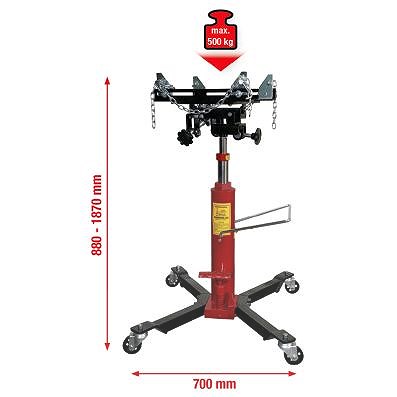 Ks Tools Hydraulik-Getriebeheber mit Tisch,500kg [Hersteller-Nr. 160.0334] von KS TOOLS