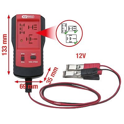 Ks Tools Prüfgerät, Relais [Hersteller-Nr. 150.1755] von KS TOOLS