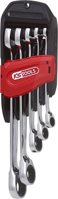 Ks Tools Ratschenringmaulschlüssel-Satz, umschaltbar, 5-tlg 8-19mm [Hersteller-Nr. 503.4605] von KS TOOLS