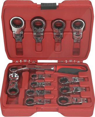 Ks Tools Ratschenringschlüssel-Satz, 13-tlg [Hersteller-Nr. 503.4820] von KS TOOLS