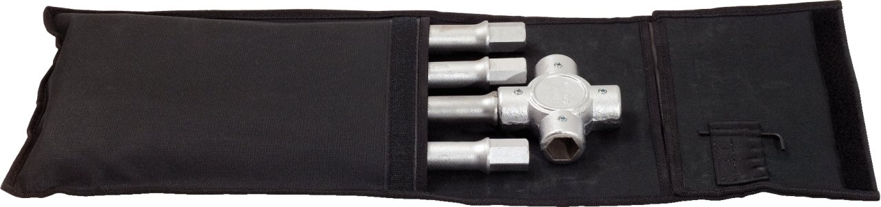 KS Tools 518.1162 Zerlegbarer Radkreuzschlüssel, 3/4"x24x27x32mm von KS Tools