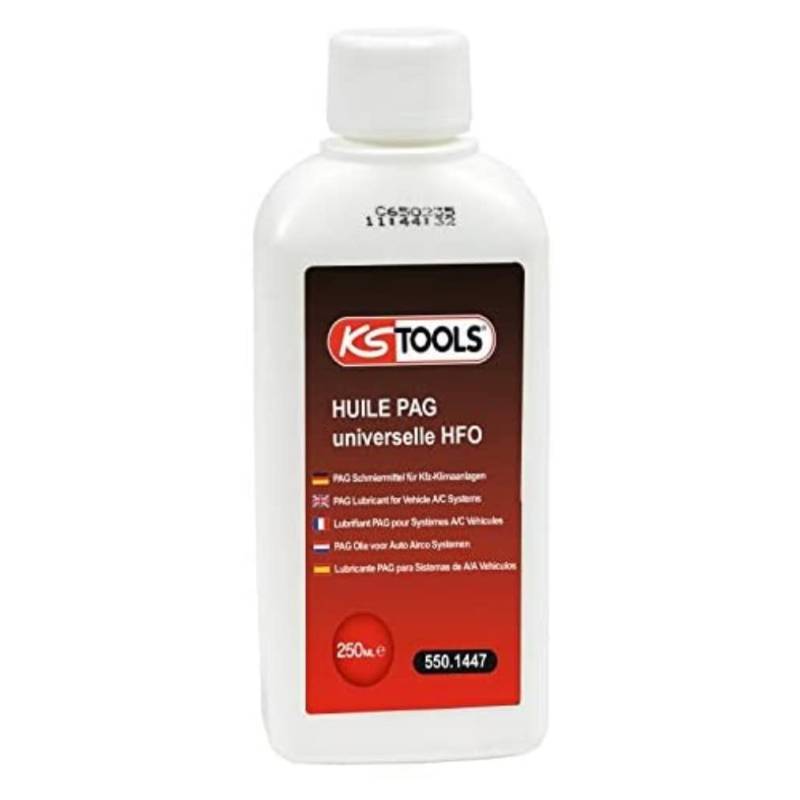 KS Tools 550.1447 PAG Universalöl HFO R1234YF 250ml für alle Klimaanlagen geeignet von KS Tools