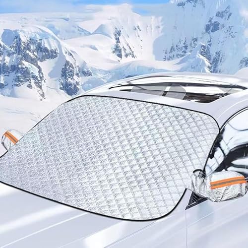 Auto Scheibenabdeckung für Citroen SpaceTourer 2016-2023, Frontscheibenabdeckung Sonnenschutz Auto Frontscheibe Sonnenblende Vorne Winter Faltbar UV-Schutz Zubehör von KSCZCB