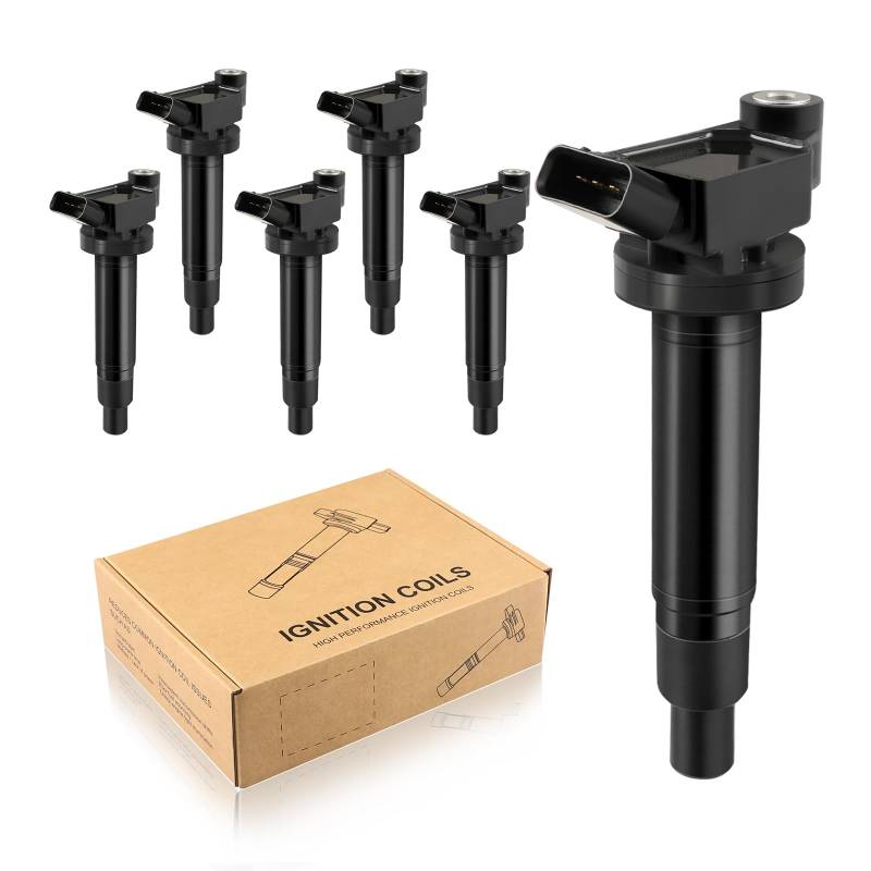 TXROMTZ Automotive Replacement Ignition Coil Pack of 6, Compatible with 1999-2018 3.0 V6 Lexus ES300 RX300 Toyota Avalon Camry Highlander Sienna ES 300 RX 300 Replaces# UF267 C1175 von KSIDUT