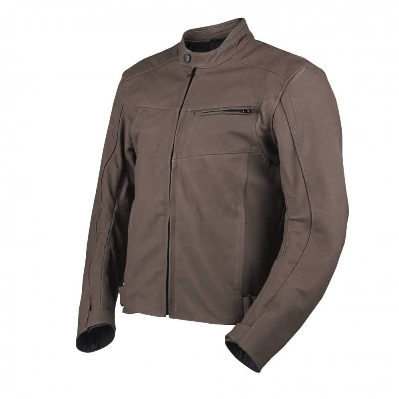 KSK Lederjacke Karok CE, braun, CE-zertifiziert, Stufe AA nach EN17092 von KSK