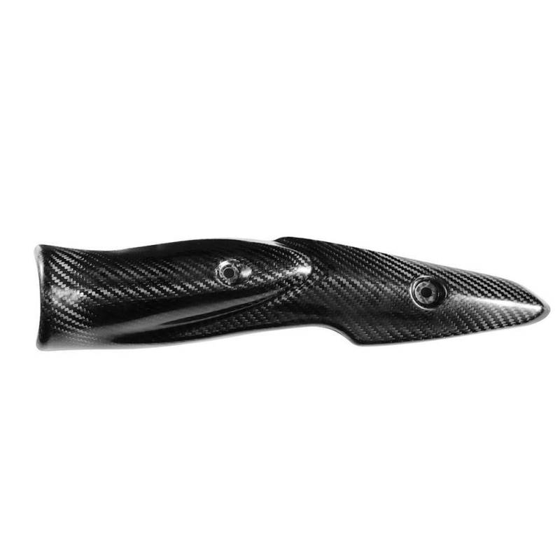 Motorrad Hitzeschild, KSTE Motorradauspuffanlage Carbon Fiber Hitzeschild Schalldämpferabdeckung Fit for Kawasaki Z900 17-19 von KSTE