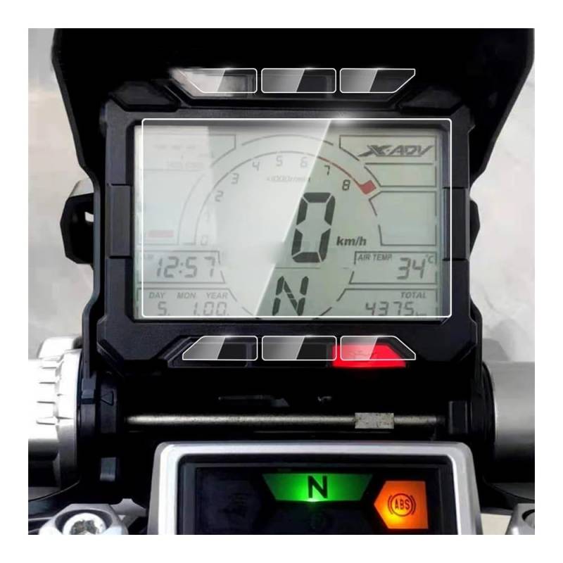 Displayschutzfolie tacho Displayschutzfolie Für Ho&nda X-ADV XADV 750 XADV750 2017 Motorradzubehör Armaturenbrett Kratzschutzfolie Motobike Cluster von KTEBNWOSD