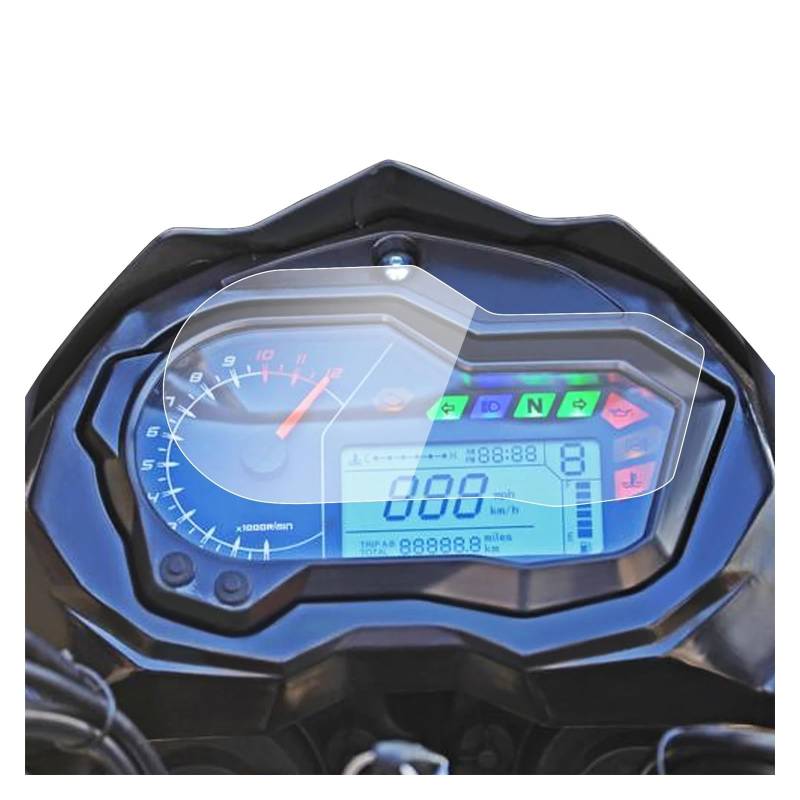 Displayschutzfolie tacho Für BE&Nelli TRK502 TRK 502X TRK 502 X Motorrad Scratch Cluster Screen Dashboard Schutz Instrument Film Zubehör von KTEBNWOSD