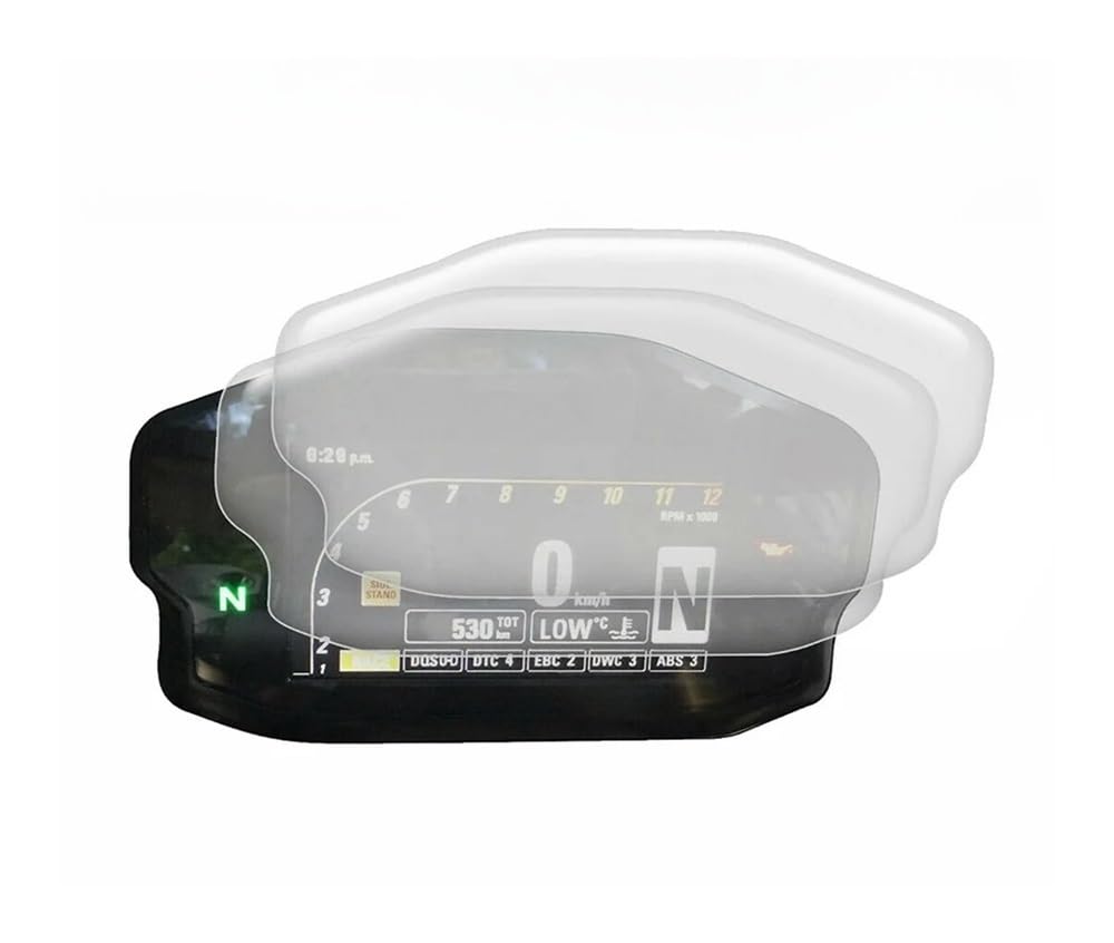 Displayschutzfolie tacho Für Du&Cati Panigale 899 959 1199 1299 Motorrad Cluster Kratzschutz Film Dashboard Instrument Tacho Bildschirm P von KTEBNWOSD