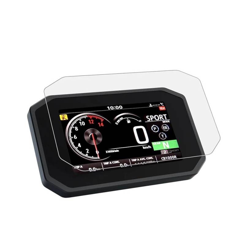 Displayschutzfolie tacho Für Ho&nda CB1000R CB 1000R 2021-2023 Zubehör Motorrad Scratch Cluster Screen Dashboard Schutz Instrument Film von KTEBNWOSD