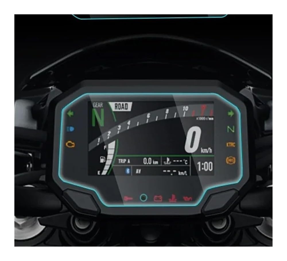 Displayschutzfolie tacho Motorrad TPU Dashboard-Kratzschutzfolie Displayschutzfolie Für Kawasaki Z900 Z650 Ninja 650 Ninja650 Ninja 1000 2021 2022 von KTEBNWOSD