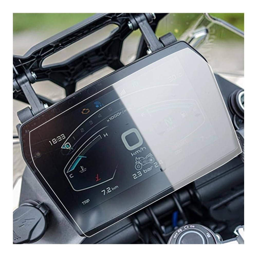 Displayschutzfolie tacho Zubehör Scratch Cluster Screen Für Loncin VOGE Valico DSX DS 900X DS900X Motorrad Dashboard Schutz Instrument Film von KTEBNWOSD